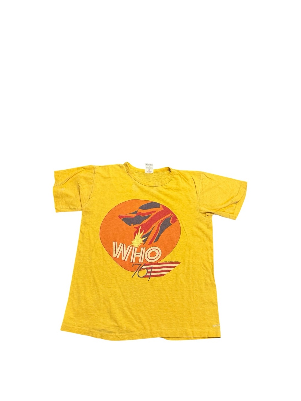 Vintage The Who 1976 Tour T-Shirt SZ SM